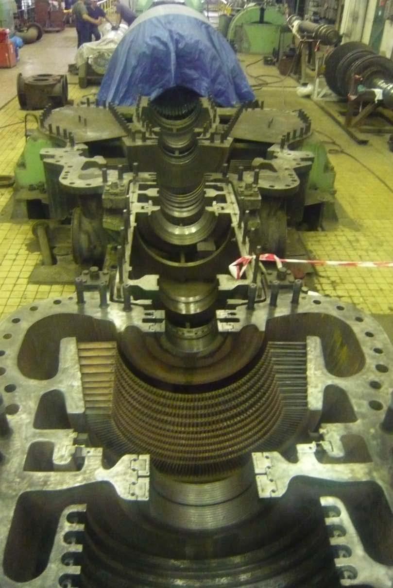 Obr.4 Stator VT část 5.5 NT stator 5.5.1.