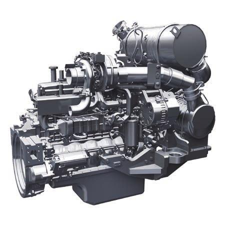 Chlazení EGR VGT SCR Splňuje požadavky normy EU Stupeň IV Motor Komatsu normy EU Stupeň IV je produktivní, spolehlivý a efektivní.