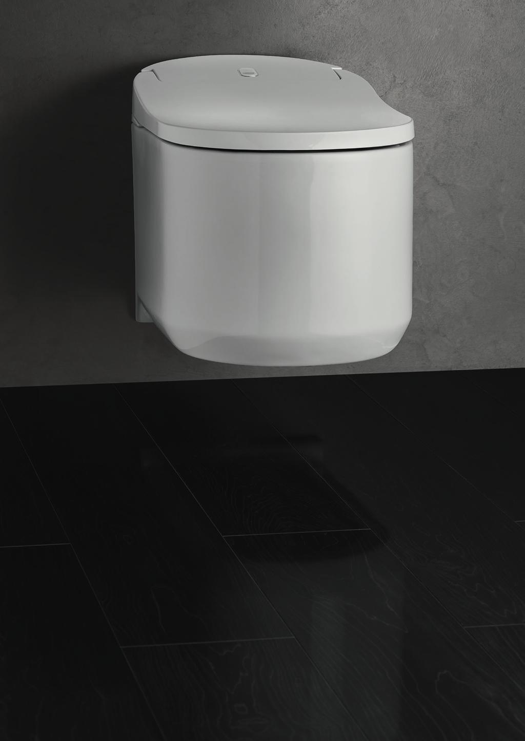 UNIVERZÁLNÍ DESIGN. SPRCHOVÁ TOALETA GROHE SENSIA ARENA JE INTUITIVNÍ.