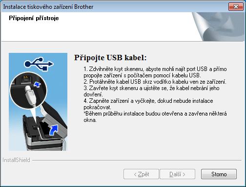 USB Winows Pro uživtl využívjíí rozhrní Winows USB (Winows XP Hom/XP Profssionl/Winows Vist /Winows 7/Winows 8) 18 Př instlí 20 Připojní klu USB Zkontrolujt, z j počítč ZAPNUTÝ z jst přihlášni s