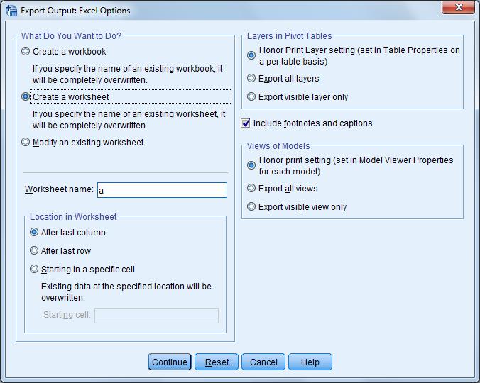 Možnosti nastavení Exportu pro formát Excel 2007 and Higher 4) Možnosti nastavení pro formát PDF (Portable Document Format (*.