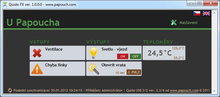 softwarem QuidoFX pro Windows. Softwarem Wix. Vlastním softwarem pomocí protokolů Spinel nebo MODBUS RTU.