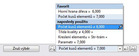 symbolů. Program automaticky přiřadí název, který odpovídá nastaveným výběrovým kriteriím.