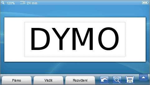 Pro zlepšení vzhledu štítku si m žete vyrt z n kolik možností formátování. Formátování n štítku lze zm nit pro celý text neo jeho ást. Zm nit lze styl, velikost typ písm.