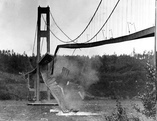 DPŽ 9 Dynamická odezva, rezonance The Tacoma Narrows Bridge