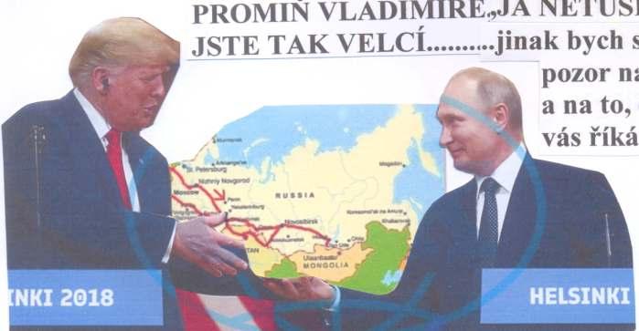 TREFA STRANA 4 PROMIŇ VLADIMÍRE, JÁ NETUŠIL, ŽE JSTE TAK VELCÍ... jinak bych si dal pozor na hubu a na to, co o vás říkám.