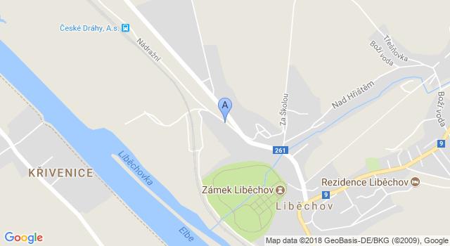 5. Mapové zobrazení 1. Identifikace Záznam o prodeji srovnávané nemovitosti č.