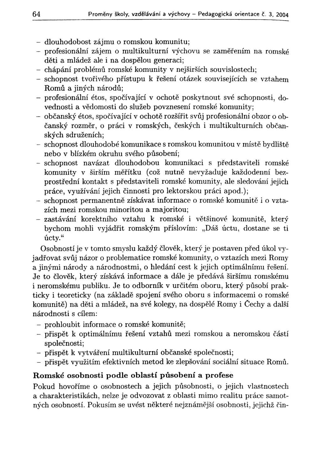 64 Proměny školy, vzdělávání a výchovy - Pedagogická orientace č.