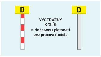 Příloha 4-1 X. Návěsti varovných návěstidel X. Sygnały sygnalizatorów (wskaźników) ostrzegawczych 1. Návěsti Pískejte a Konec pracovního místa 1.