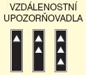 Příloha 4-1 18. Návěst Rekuperace povolena - čtvercová, na vrcholu postavená modrá deska s bílým okrajem, uvnitř bílé písmeno R označuje začátek úseku, ve kterém je dovoleno použití rekuperace. 18. Sygnał: Rekuperacja dozwolona - kwadratowa tablica koloru niebieskiego z białą obwódką ustawiona na wierzchołku, z napisem wewnątrz białej litery R.