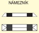 Vzdálenostní upozorňovadla s návěstmi Vlak se blíží k hlavnímu návěstidlu jsou umístěny tři nejméně po 100 metrech.