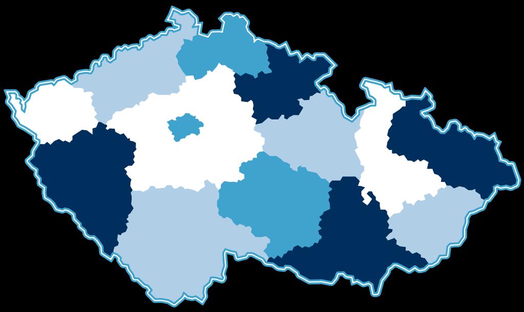 ČEŠI REGIONÁLNĚ 4 % 18% 3 % 1 % 2%