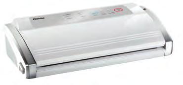 Elektronická regulace podtlaku. Vakuová pumpa: 0,9 m 3 /h. Svařovací lišta: 320 mm.