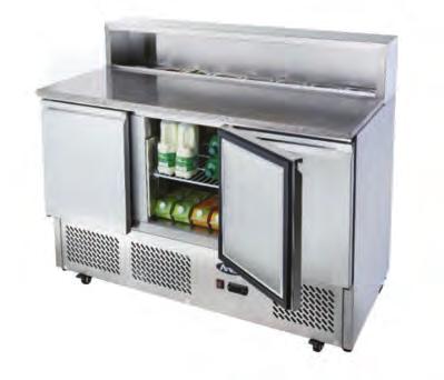 Digitální ovládání Dixell. Automatické odmrazování. Rozměry(Š x H x V): 900 x 700 x 970 mm. Hmotnost: 70 kg.