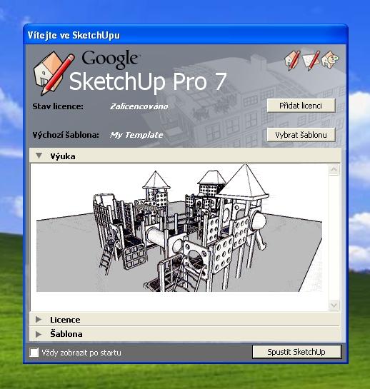 List 1 Instalace programu Stáhněte program z internetové adresy <http://sketchup.google.com/> do kteréhokoliv vašeho adresáře.