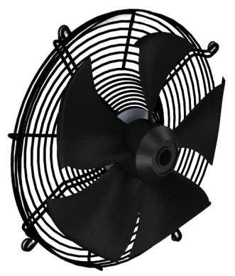 3. CONSTRUCTION SANDARA KONSTRUKCE KONŠTRUKCIA 1 Axial fan- forcing the air flow through the heat exchanger. It is located at the back side of the device.