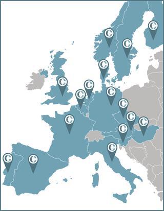 Obrázek 10 Pilotní projekty C-Road (zdroj: [49]) 3.6.1. Česká Republika V České Republice se bude implementovat a testovat hybridní komunikace na 6 pilotních částích DT (deployment & Test) rozdělených geograficky a podle pořadí nasazení.