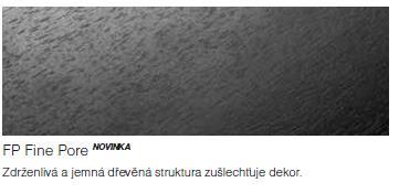 provedení kuchyňské desky s rovným okrajem z 1,5mm ABS hrany. K pracovním deskám jsou samozřejmostí zástěny.