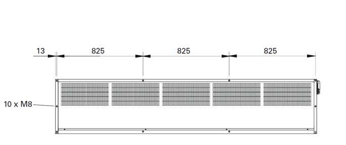 Zavěšení ze stropu RDS 23E/WL/A RDS 29E/WL/A RDS 38E/WL/A RDS