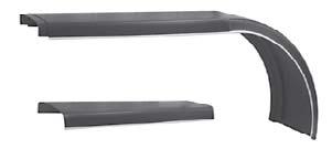 Mudguard Flat Top with flat top part allows mounting the mudguard without using holders.