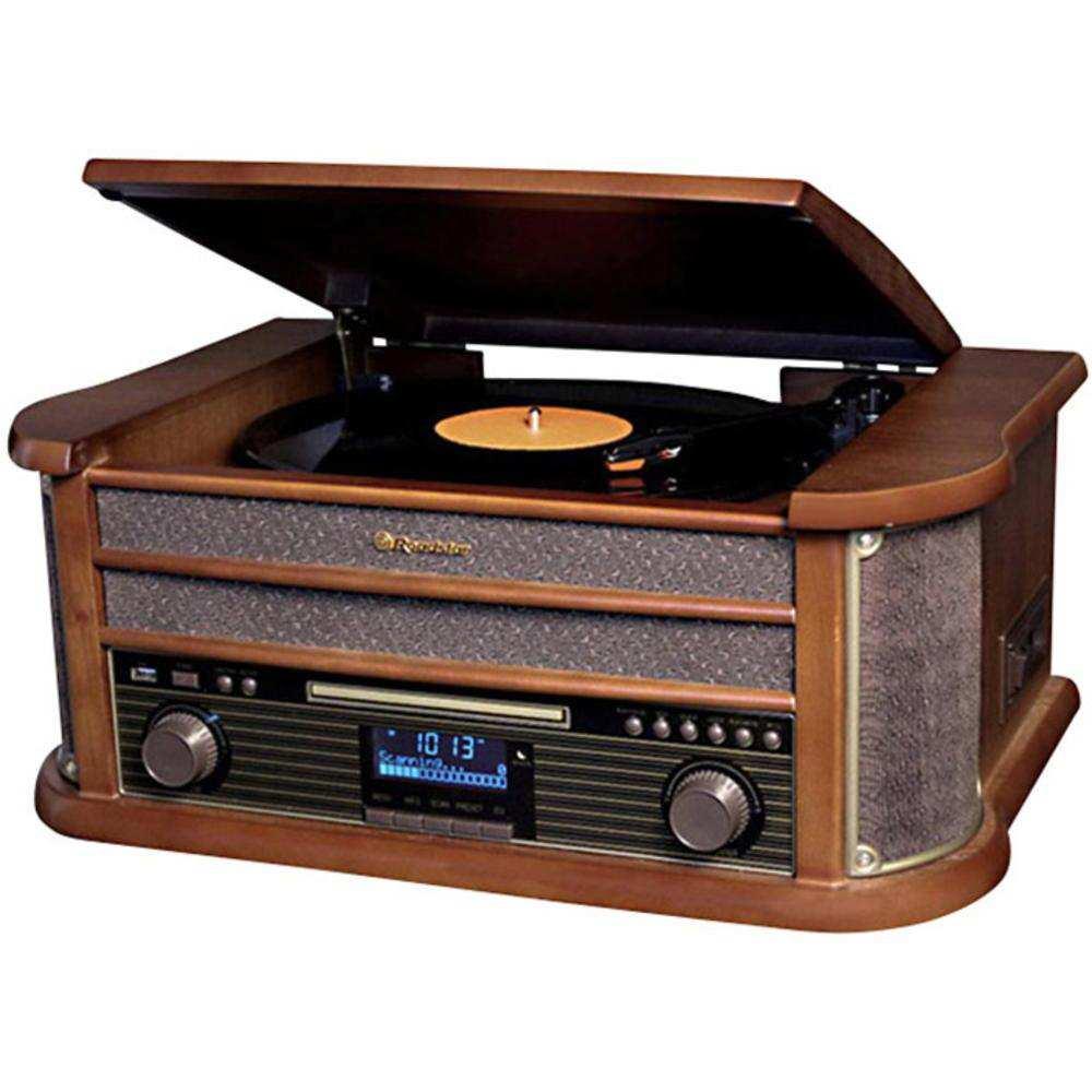 Popis a ovládací prvky Retro Hi-Fi systém HIF-1999+BT pro digitalizaci z LP/CD/MC, podpora Bluetooth Obj. č.