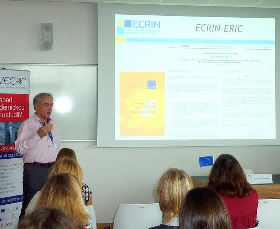 medicína, věda a výzkum Akademické klinické studie: Setkání v Brně posílilo evropskou spolupráci Setkání evropských korespondentů ECRIN Summer School 2015 se od 30. září do 2.