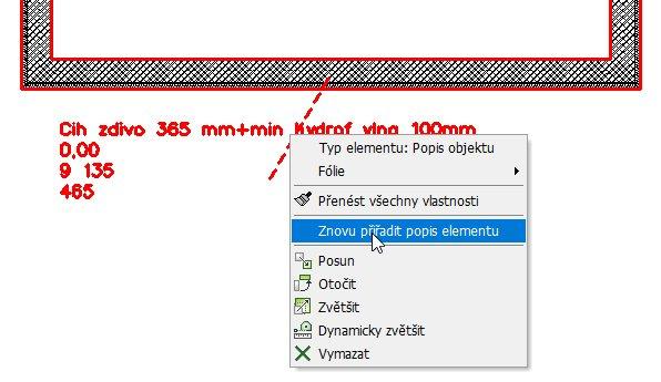 Popis elementu Popis elementu, který ztratí přiřazení, lze nyní znovu přiřadit pomocí kontextového menu. Obdobně, lze popisy elementů kopírovat bez mateřského elementu.