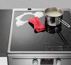 Obsah varné nádoby se začne vařit rychleji než na srovnatelném plynovém nebo konvenčním elektrickém vařiči. Precizní síla Teplo můžete přizpůsobovat a kontrolovat precizně a s extrémní citlivostí.