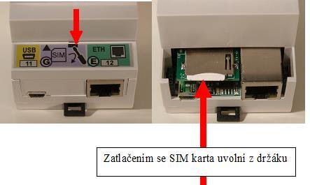 Konektor RP-SMA FEMALE pro anténu přítomen jen u zařízení s osazeným GSM modulem, konektor antény pak musí být RP-SMA MALE.