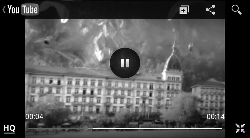 YouTube Média Tuto aplikaci použijte ke sledování videí z webové stránky služby YouTube. Na obrazovce Aplikace klepněte na položku YouTube.
