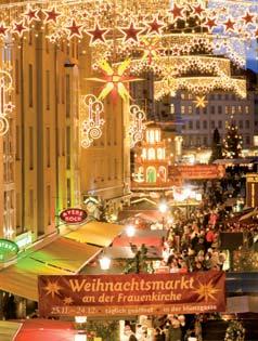 Je opravdu škoda, že čas adventu a Vánoc netrvá o trošku déle...»dresdner Winterlichter«vánoční trh na ulici Prager Strasse 28.11. 23.12.2013 2 denně 11 21 h www.dresdner-winterlichter.