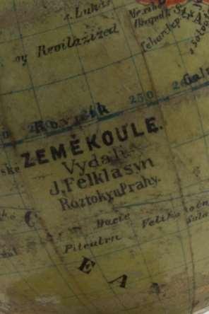 Zeměkoule Felkl, Jan (1817-1887)