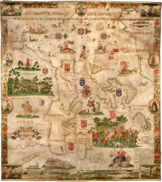 [Kaart van Europa] [Mapa Evropy] Gijsbertsz, Evert (činný 1598 1601)