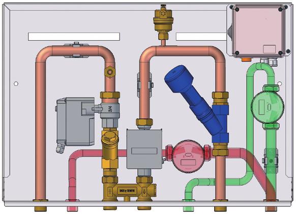 připojení na pevném plášti s povrchovou úpravou odolnou vůči poškrábání Elektronické součásti uložené ve skříni s elektrickým krytím IP44 Kompletní