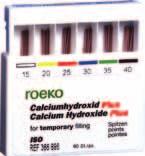 Čepy Dentaclean papírové čepy.02 Barevně kódované papírové čípky s mimořádnou savostí, tuhostí a odolností. Dentaclean papírové čepy.04 Barevně kódované papírové čípky s mimořádnou savostí, tuhostí a odolností.