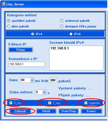 Obr. 7.8: Grafické nástroje nezobrazily, což se stává výjimečně, je vhodné využít funkce tlačítka Zobrazit a data vykreslit v grafu. 7.3 Klientská aplikace 7.3.1 Funkce Funkce již do značné míry vyplívá z obrázku 7.