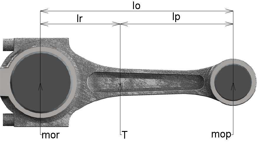 SÍLY A MOMENTY PŮSOBÍCÍ V KLIKOVÉM MECHANISMU Na hlavní části klikového mechanismu působí síly, které mění svoji velikost a směr periodicky v závislosti na pootočení klikového hřídele.