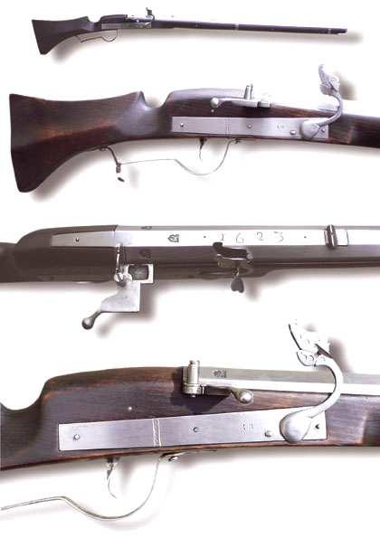 na dlouhé muškety, a krátké (jednoruční) pistole a bambitky. V tomto období se už také vyráběly pouze železné hlavně a upustilo se od výroby z bronzu.