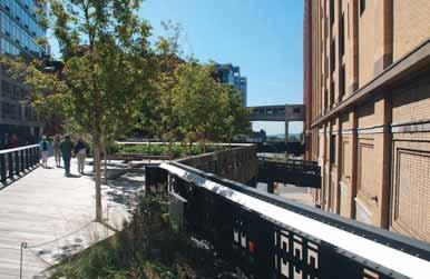 Jak sami autoři uvádějí, nedovedli si představit, že by na High Line byly umístěné obyčejné lavičky.