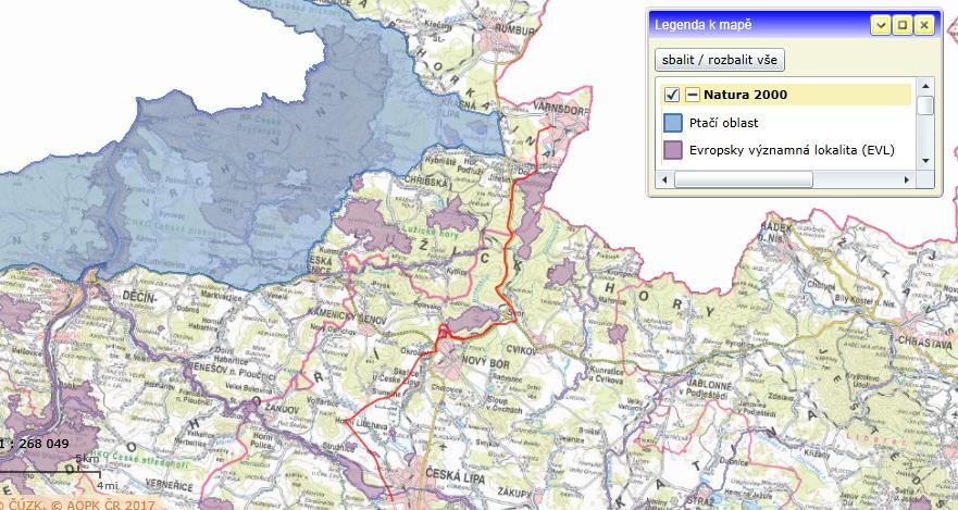 Evropsky významné lokality (Natura 2000) Jako evropsky významné lokality jsou do národního seznamu zařazeny ty lokality, které v