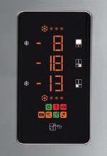 mrazničky: 193/49 l Elektronická regulace teploty, akustický a vizuální alarm, digitální zobrazení teploty Automatické rozmrazování chladničky Vnitřní osvětlení, antibakteriální povrch fresh zone
