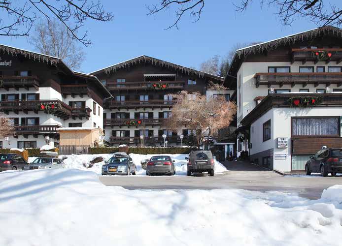 RAKOUSKO SALCBURSKO 117 PROGRAM S ANIMÁTOREM DENNĚ APRES-SKI Zell am See Hotel St. Hubertushof d POLOHA: hotel leží v místní části Thumersbach. Centrum Zell am See s možnostmi k nakupování cca 4 km.