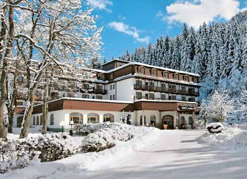 RAKOUSKO VÝCHODNÍ TYROLSKO 47 VÝBORNÁ KUCHYNĚ NA KRAJI LESA ALL INCLUSIVE Sillian Alpenhotel Weitlanbrunn f Sillian - Praha 630 km, Brno 620 km POLOHA: idylická, na kraji lesa v okouzlující horské