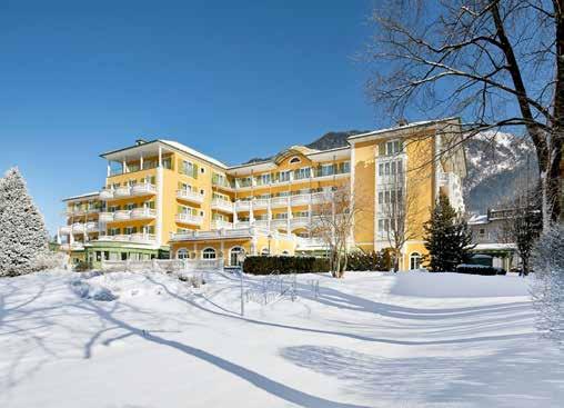 RAKOUSKO SALCBURSKO 93 LUXUSNÍ HOTEL PROSTORNÉ LÁZNĚ POLOPENZE Bad Hofgastein Das Alpenhaus Gasteinertal f POLOHA: klidná. Centrum s obchody, restauracemi a bary cca 50 m.