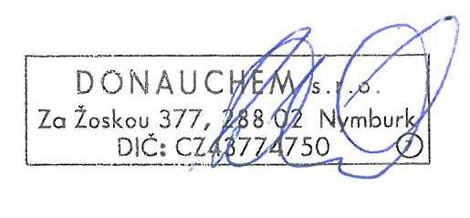 Zpráva o vztazích společnosti DONAUCHEM s.r.o. k 3. 9. 216 4.3. DLOUHODOBÉ ZÁVAZKY Společnost měla následující dlouhodobé závazky k propojeným osobám k poslednímu dni účetního.