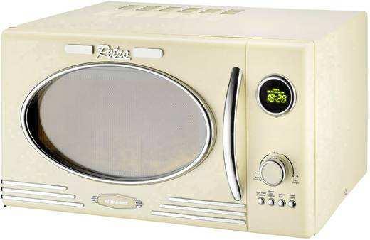 Popis a ovládací prvky Mikrovlnná trouba s grilem SC MW 2500 DG Obj. č. 153 46 88 Vážený zákazníku, děkujeme Vám za Vaši důvěru a za nákup mikrovlnné trouby (v retro stylu) s grilem.