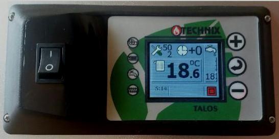 Pokyny k obsluze regulátora teploty TALOS pro