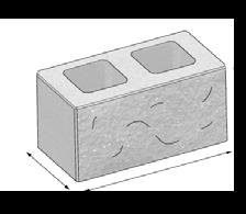 Technické parametry skladebné rozměry [mm]** počet množství hmotnost* spotřeba betonu na [m 3 ] výška délka šířka vrstev /vrstva /paleta /m 2 m 2 /paleta kg/ kg/paleta tvárnice hladká šířky 20 cm 200