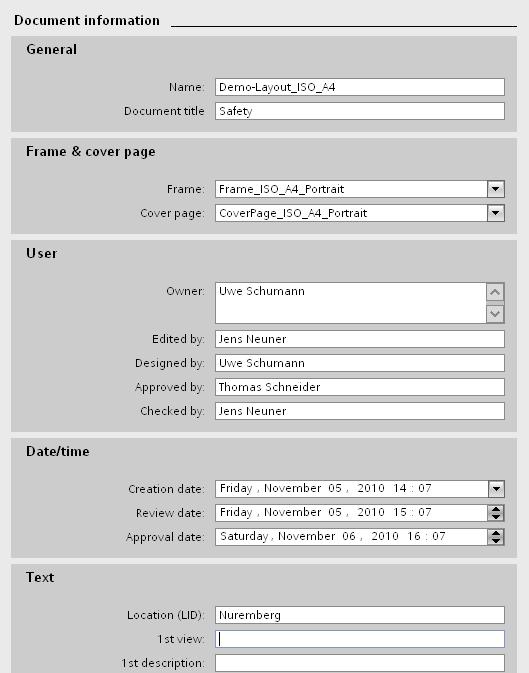 jej do složky Document information ve vašem projektu.