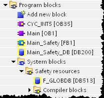 program Oddělení uživatelských a systémových bloků